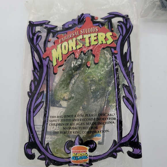 VTG Burger King Universal Studios Monster Kids Toys Set Of 4 1997 - Picture 2 of 9